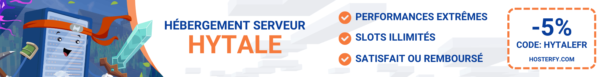 Hébergement Hytale Hosterfy