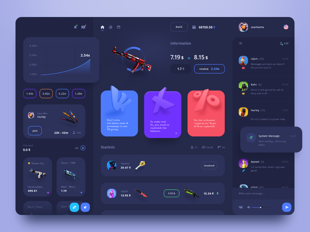 personnalisez votre interface utilisateur pour une expérience unique et adaptée à vos besoins.